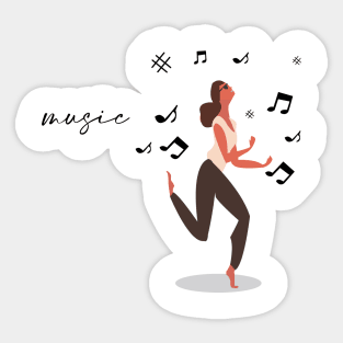 dance with music Sticker